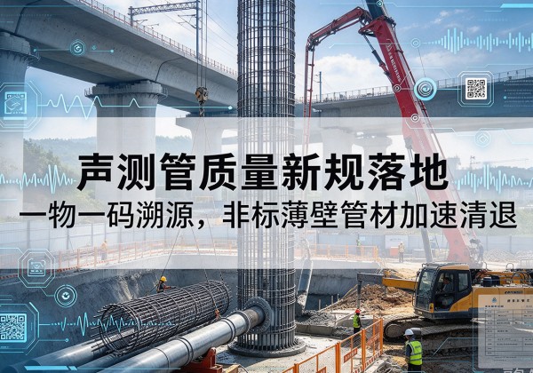 拉孜声测管质量新规落地，一物一码溯源，非标薄壁管材加速清退