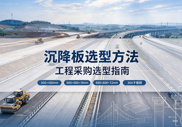 拉孜沉降板选择方法